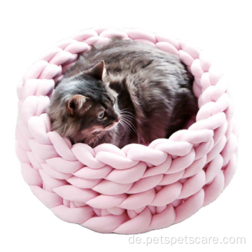 Shag Line Pet Nest Langlebig warmes Katzenbett